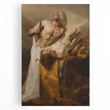 Baroque Sacrifice Scene: Historical Art Print with Dramatic Power