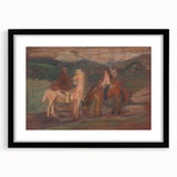 Expressionist Art - Riders by Arnold Peter Weisz-Kubínčan