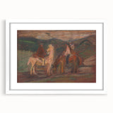 Expressionist Art - Riders by Arnold Peter Weisz-Kubínčan