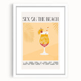 Abstract art print featuring swirling black and white patterns, framed in white, suitable for dining room decor.