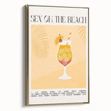 Framed canvas depicting a vintage landscape painting in black and gold tones, ideal for bedroom wall art.