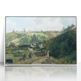 Impressionist Landscape - Jalais Hill, Pontoise by Camille Pissarro Print