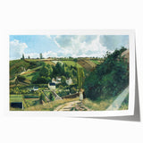 Impressionist Landscape - Jalais Hill, Pontoise by Camille Pissarro Print