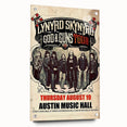 Lynyrd Skynyrd God & Guns Tour Poster – Retro Rock Wall Art