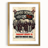 Lynyrd Skynyrd God & Guns Tour Poster – Retro Rock Wall Art