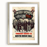 Lynyrd Skynyrd God & Guns Tour Poster – Retro Rock Wall Art