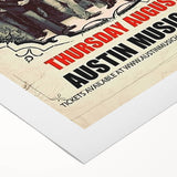 Lynyrd Skynyrd God & Guns Tour Poster – Retro Rock Wall Art