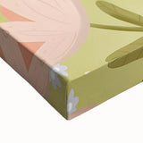 Floral Cat Girls Room Wall Art – Nursery & Kids Room Art Print