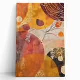 Black and white abstract tree design on large stretched canvas, ideal for kitchen wall art or bedroom ambiance.