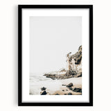 Extra large abstract art print featuring textured, colorful swirls on a framed black canvas, ideal for living room decor.