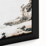 Extra large framed canvas featuring a textured, colorful abstract design on a black background, ideal for living room decor.