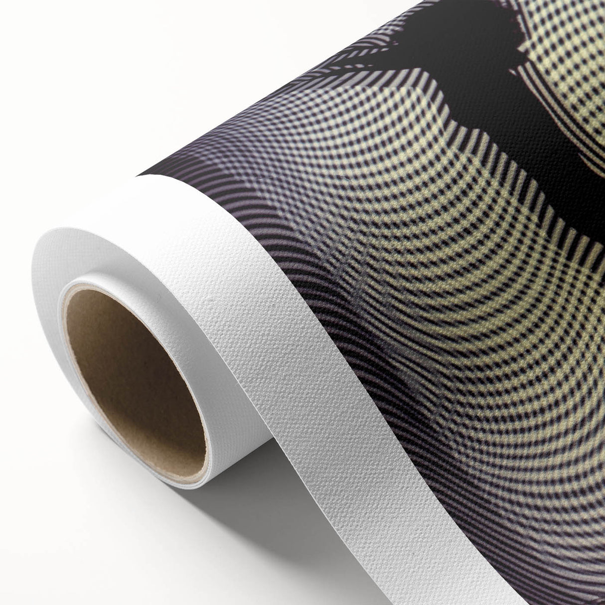 Patterned Rhythm – Emotive Silhouette Wall Art with Optical Vibes
