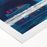 Rolled canvas showcasing a mesmerizing landscape design with intricate cave formations, featuring earthy tones and textures, securely packaged in a protective cardboard tube for easy display. Ideal for enhancing interior decor with artistic flair.