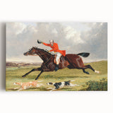 Romanticism Art: "Foxhunting: Encouraging Hounds" by J.F. Herring