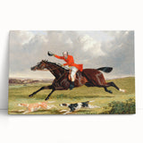 Romanticism Art: "Foxhunting: Encouraging Hounds" by J.F. Herring
