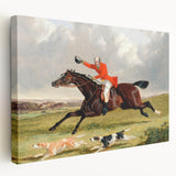 Romanticism Art: "Foxhunting: Encouraging Hounds" by J.F. Herring