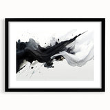 Black and White Abstract Bedroom Wall Art – Framed & Canvas