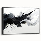 Black and White Abstract Bedroom Wall Art – Framed & Canvas
