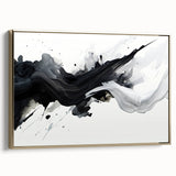 Black and White Abstract Bedroom Wall Art – Framed & Canvas