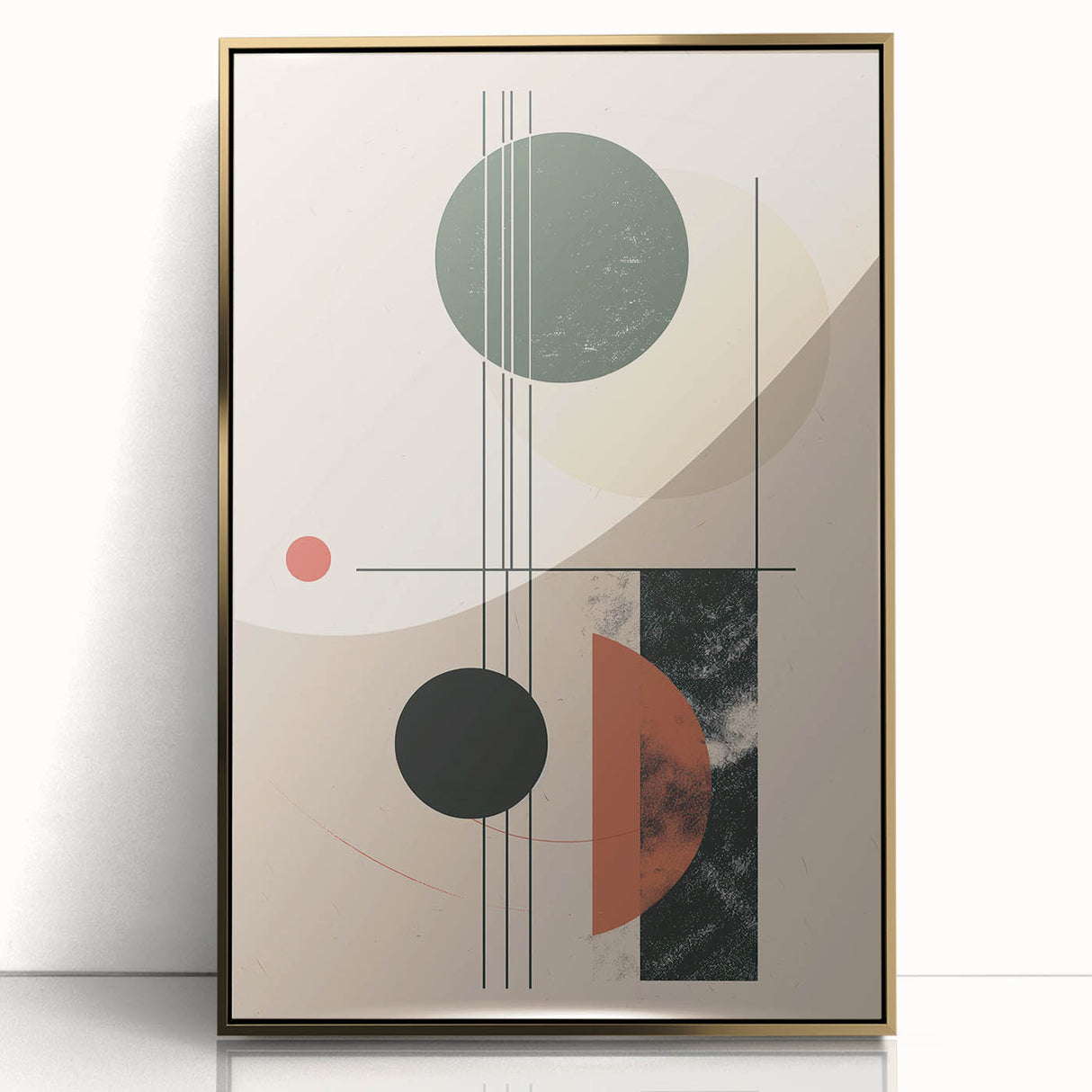 Acrylic Dining Room Artwork – Geometric Abstract Wall Art