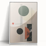 Acrylic Dining Room Artwork – Geometric Abstract Wall Art