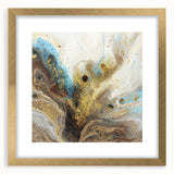 Luxury Gold & Blue Office Wall Art - Abstract Corporate Decor