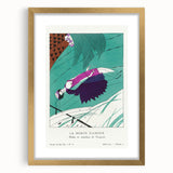 Bold Art Deco Wall Art – 1920s Surrealist Fashion Illustration Print