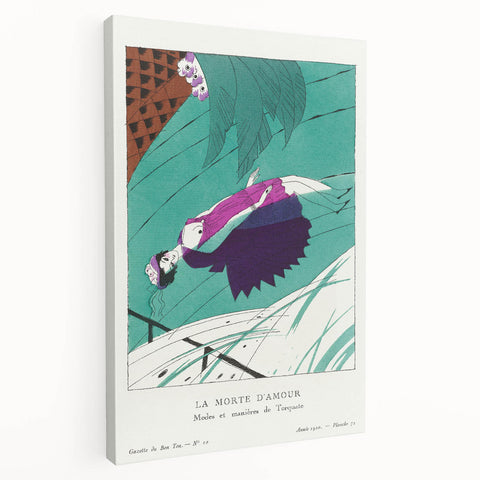 Bold Art Deco Wall Art – 1920s Surrealist Fashion Illustration Print