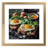 Extra large abstract art print featuring textured swirls in gold and cream, framed with mat, ideal for living room decor.