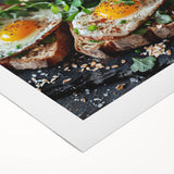 Art Deco-style poster featuring geometric patterns and gold, black, and white tones on rolled canvas.