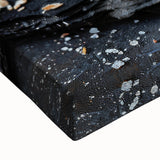 Large art black and white landscape painting on stretched canvas, suited for bedroom wall decor.