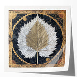 Colorful wall art featuring a vibrant botanical design with flowers and leaves, displayed in a glossy finish. Ideal for home decor and interior styling.