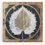 Floral wall art canvas featuring vibrant flowers and green leaves, perfect for home decor. This stretched canvas adds a lively touch to any room with its colorful design.