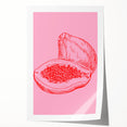 Rolled print of a vibrant fruit-themed artwork, ideal for art wall dining room or classy bathroom wall art.