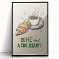 Large abstract wall art featuring assorted pastries in muted colors on a framed acrylic, suitable for kitchen decor.