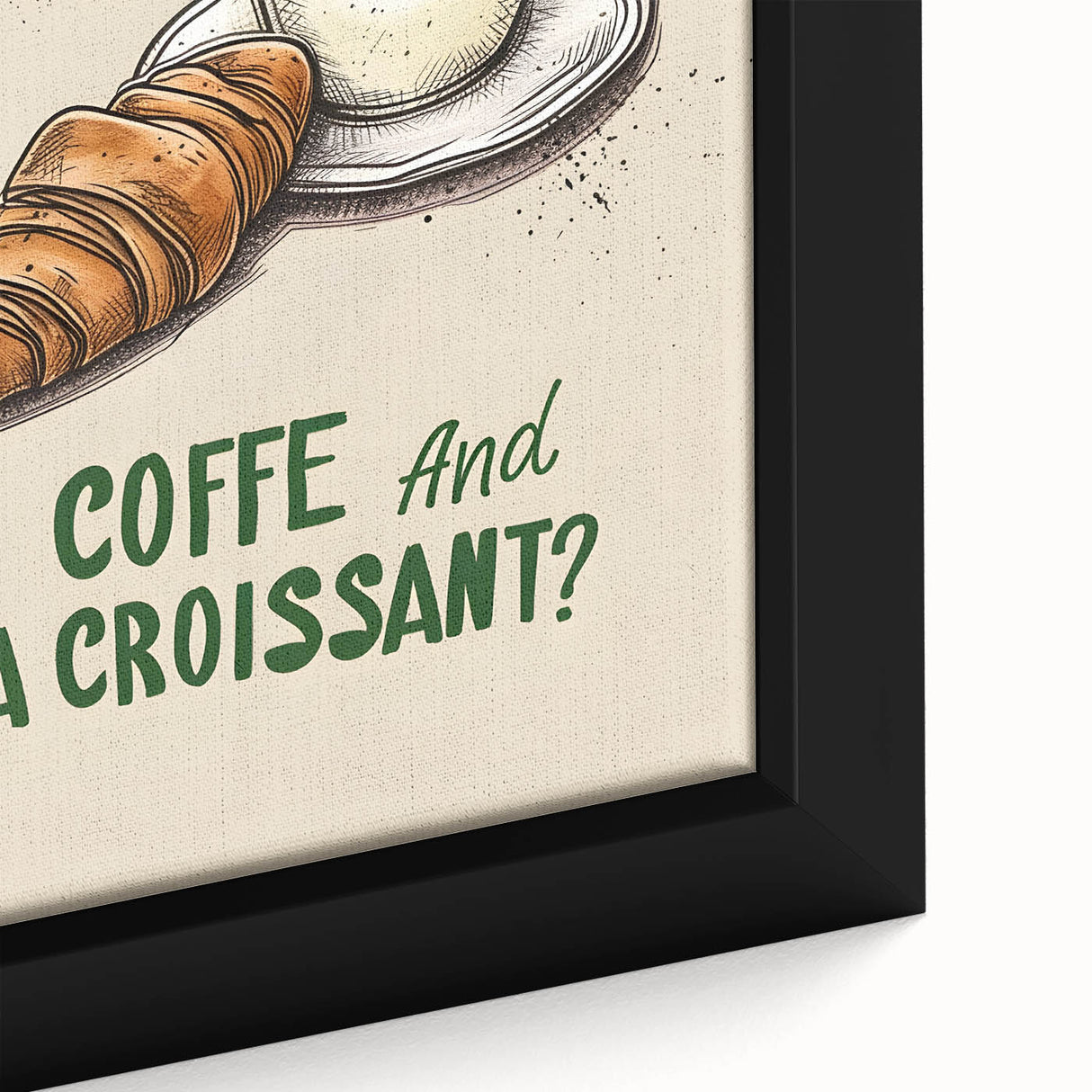 Close-up of a framed canvas featuring colorful pastries on a black background, ideal for extra large living room wall art.