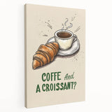 Large canvas print featuring an assortment of colorful pastries, ideal for kitchen wall art.