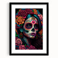 Colorful Catrina Portrait – Day of the Dead Wall Art