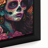 Colorful Catrina Portrait – Day of the Dead Wall Art