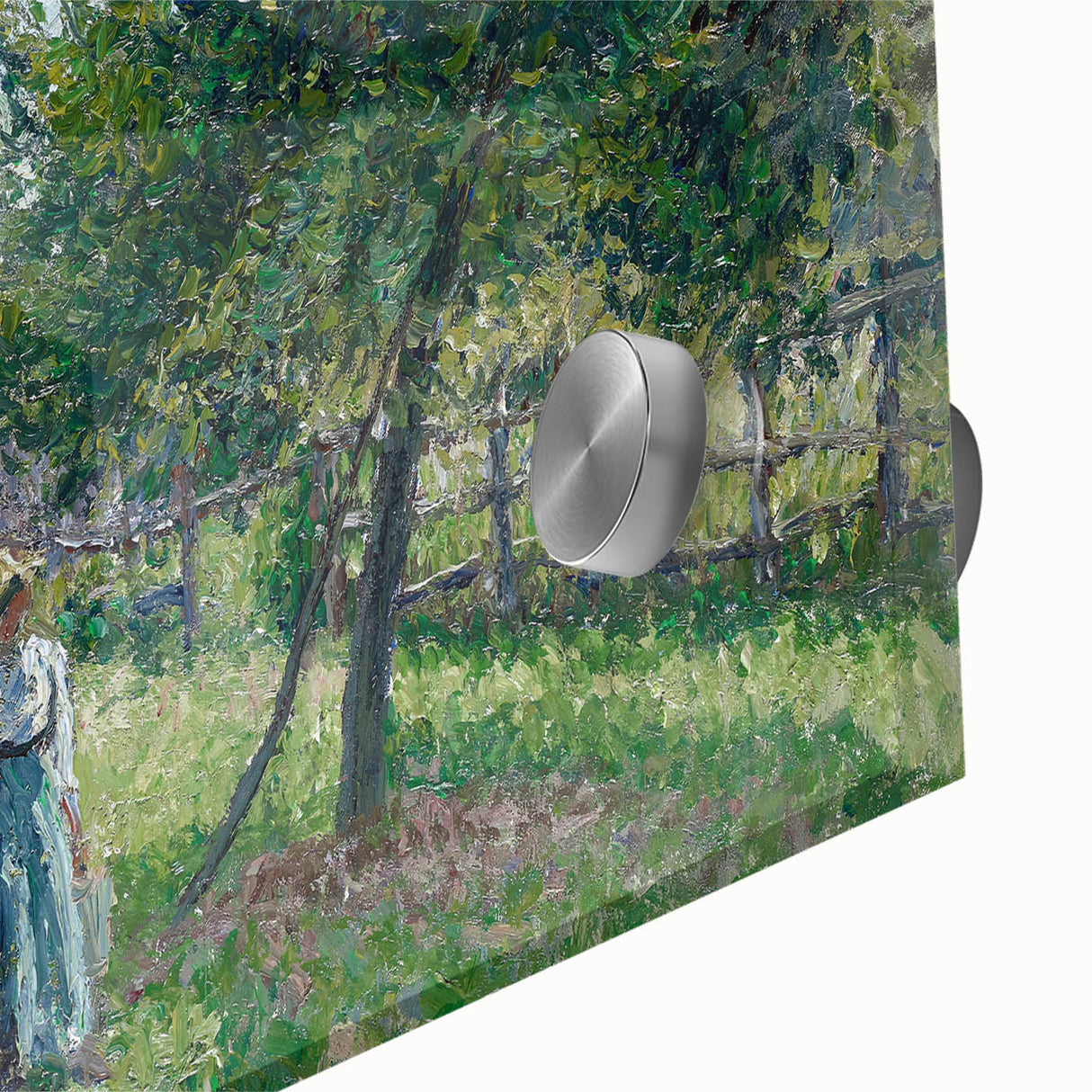Apple Trees in Éragny, Sunny Morning - Idyllic Landscape by Camille Pissarro