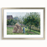 Apple Trees in Éragny, Sunny Morning - Idyllic Landscape by Camille Pissarro