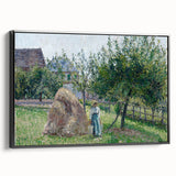 Apple Trees in Éragny, Sunny Morning - Idyllic Landscape by Camille Pissarro