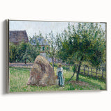 Apple Trees in Éragny, Sunny Morning - Idyllic Landscape by Camille Pissarro