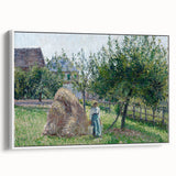Apple Trees in Éragny, Sunny Morning - Idyllic Landscape by Camille Pissarro