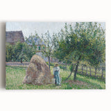 Apple Trees in Éragny, Sunny Morning - Idyllic Landscape by Camille Pissarro