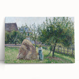Apple Trees in Éragny, Sunny Morning - Idyllic Landscape by Camille Pissarro