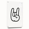 Rock On Hand - Boys Room Wall Art Kids Bedroom Decor