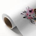 Floral Baby Tiger Girls Room Wall Art – Nursery Print