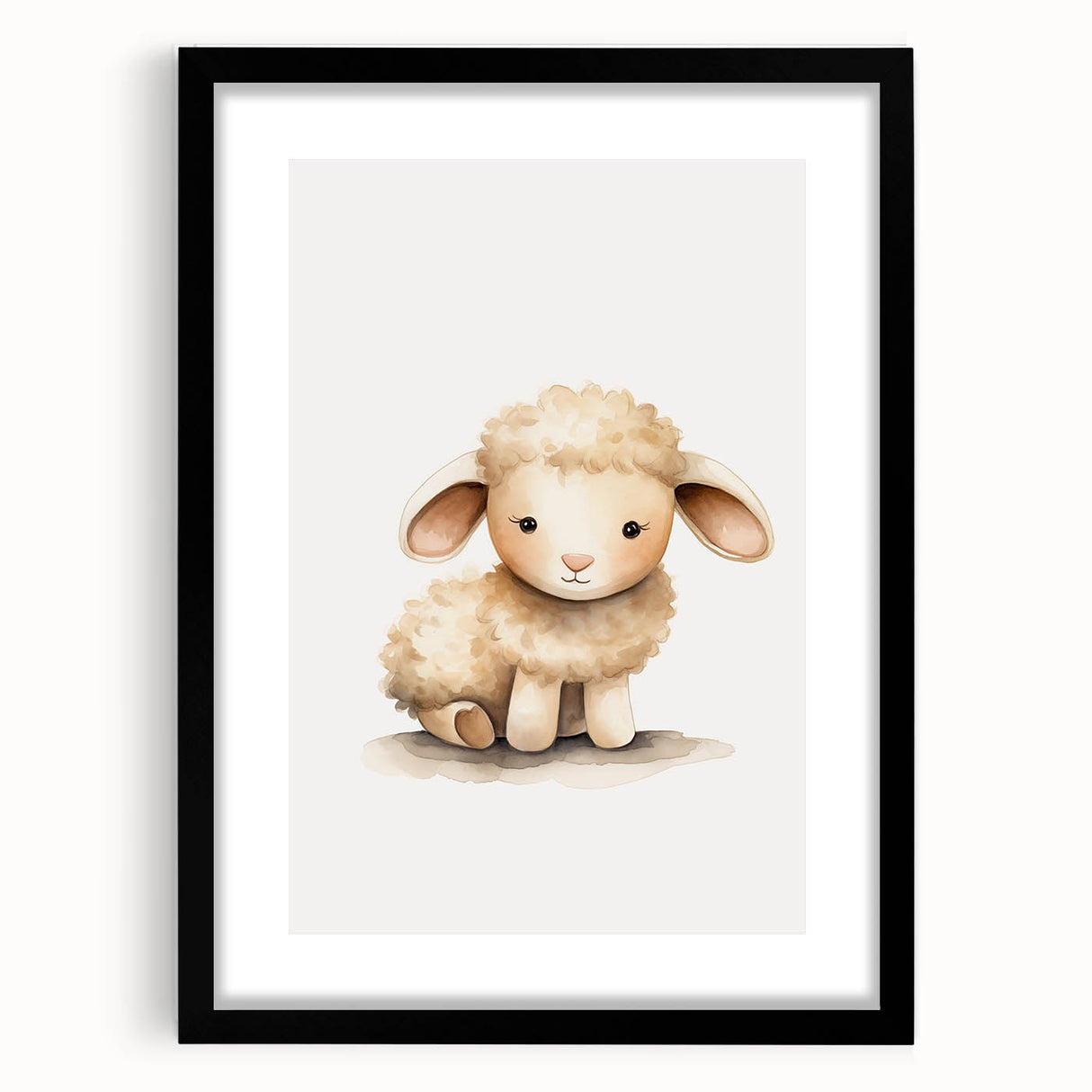 Adorable Lamb Nursery Wall Art – Baby Room Decor & Kids Prints