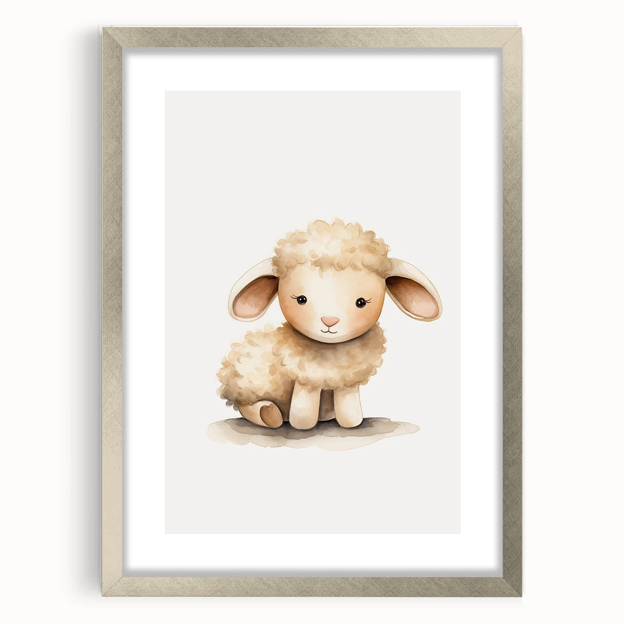 Adorable Lamb Nursery Wall Art – Baby Room Decor & Kids Prints